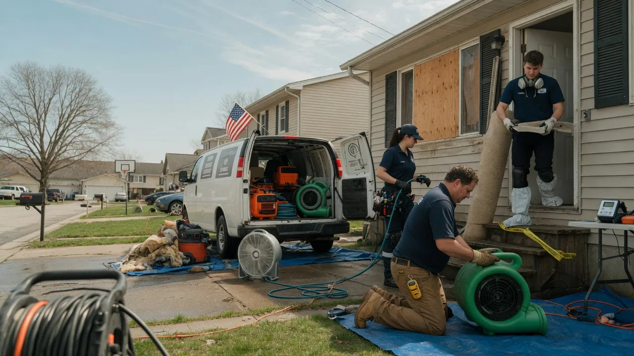 Water Damage Restoration in Mount Pleasant, WI near me